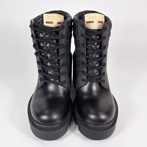 Gucci Trip 70 GG Monogram Quilted Ankle Boot - Women’s 6.5 - Picture 4 of 8